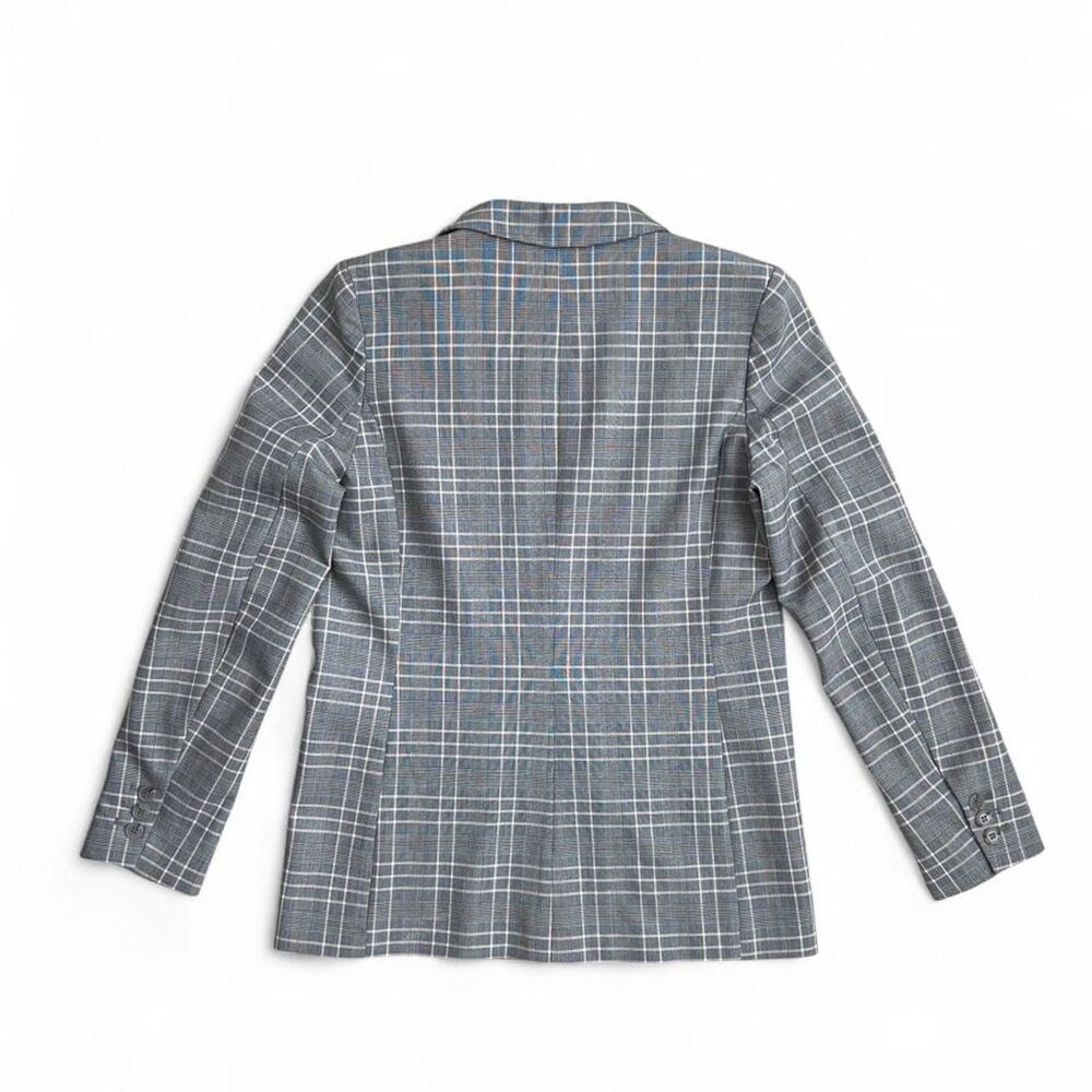 Preppy Plaid Double Breasted Blazer Women's Size 6 - Picture 7 of 8